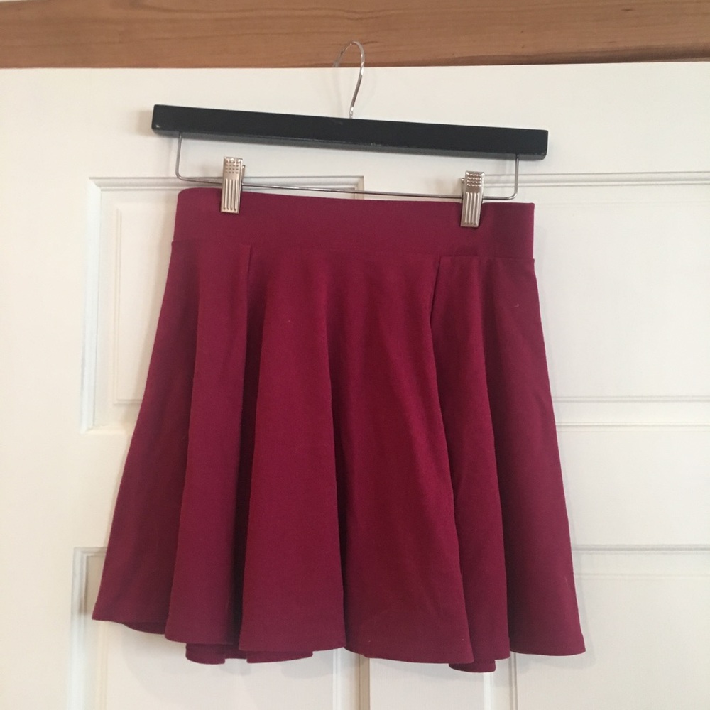 Ruby Red Mini Skirt